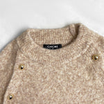 Women's Mock Neck Cape Knit Sweater Loose Old Money Style Pullover Side Slit Batwing Sleeve Winter Warm Cozy Top