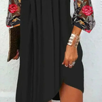 Camille | Elegant Floral Sleeve Dress