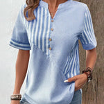 Meline | Soft Striped Blouse
