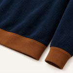The Pinehaven Men's Vintage Sherpa Lined Quarter Zip Sweater