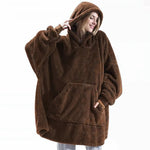 COZYCLOUD��� - Fleece-Lined Oversized Hoodie