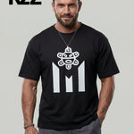 KZZ Men's  Puerto Rico-Inspired Graphic Tee