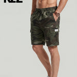 KZZ Men's Camouflage Twill Pocket Shorts