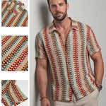 KZZ  New Summer Men's Knitted Shirt