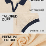 KZZ Men's Simple and Versatile Knitted Pullover