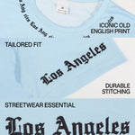 KZZ  Men's Crew-Neck T-Shirt with Letter Print