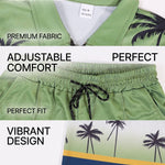 KZZ Regular fit casual polo shirt and shorts