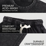 KZZ Distressed Loose-Fit T-Shirt and Drawstring Shorts