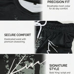 KZZ Men's New Crew-Neck Casual T-Shirt Set