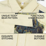KZZ Men's Summer Short-Sleeve Shirt