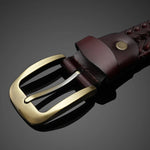 Braxton Braided Leather Belt