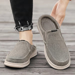 Denim Mule Slip-Ons
