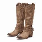 Sloane | Slouched Harness Boots