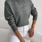 Sasha | Soft Knit High-Collar Sweater