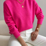Sasha | Soft Knit High-Collar Sweater