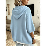 Camryn | Relaxed Hooded Button Sweater