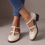 Lucinda™ | Leather Brogue Mary Janes