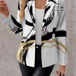 Noemine™ | Abstract Brushstroke Blazer