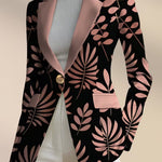 ODAYA | PINK LEAF BLAZER