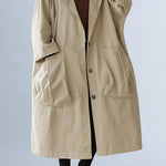 One Size Fits All Oversized Water-Resistant Windbreaker Jacket