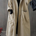One Size Fits All Oversized Water-Resistant Windbreaker Jacket
