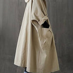 One Size Fits All Oversized Water-Resistant Windbreaker Jacket