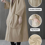 One Size Fits All Oversized Water-Resistant Windbreaker Jacket