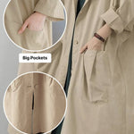 One Size Fits All Oversized Water-Resistant Windbreaker Jacket