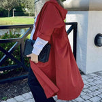 One Size Fits All Oversized Water-Resistant Windbreaker Jacket