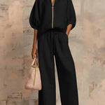 Amélie | Effortless Linen Zip Two-Piece Set