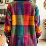 Joanne | Cozy Multi-Color Plaid Coat
