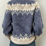 Norabelle | Fair Isle V-neck Knit Sweater