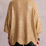 Isadora | Oversized Collared Cardigan With Large Metal Buttons
