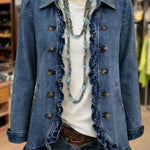 Maisie | Ruffled Trim Jacket