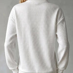 Brynmore | Casual Loose Waffle Knit Pullover