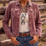 Dianne | Boho Vintage-Inspired Velvet Jacket