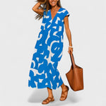 Abigail | Flowing V-Neck Dress