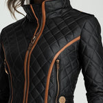 Salomé | Diamond-quilted Padded Jacket
