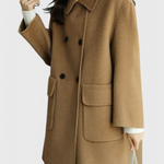 Aveline Timeless Double-Breasted Wool Overcoat