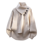 Helga | Cozy Scarf Neck Sweater
