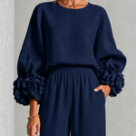 Amelia | Floral Cuff Two-Piece Set