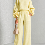 Amelia | Floral Cuff Two-Piece Set