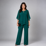 Rosalind | Layered Chiffon Two-Piece Set