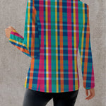 Rosaline™ | Rainbow Plaid Blazer