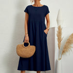 April | Casual Linen Dress