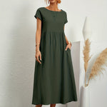 April | Casual Linen Dress
