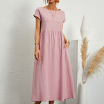 April | Casual Linen Dress
