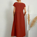 April | Casual Linen Dress