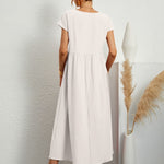 April | Casual Linen Dress