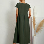 April | Casual Linen Dress